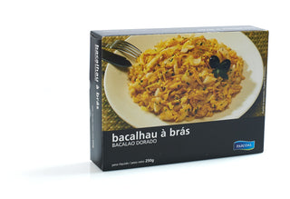 Bacalhau à Brás 250g - congelado refeições prontas