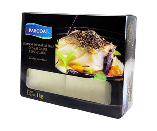 Lombos de Bacalhau Prime (+/- 500g) 1kg - Congelado