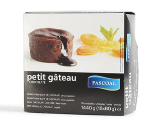 Petit Gâteau Chocolate (18un) 1,44kg - congelado Sobremesas